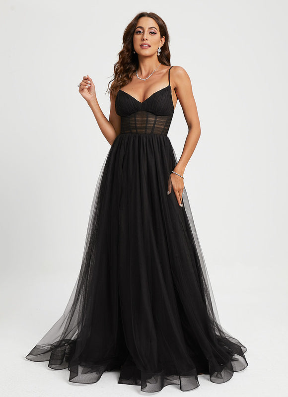 Robe De Soirée Bustier Strass - gallery 3