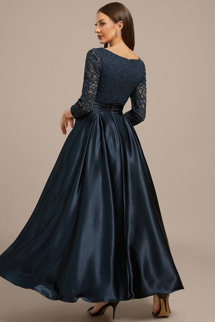 Robe De Soirée Forme Trapèze - gallery 5