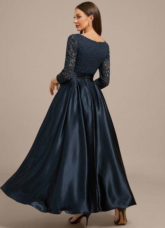 Robe De Soirée Forme Trapèze - gallery 5