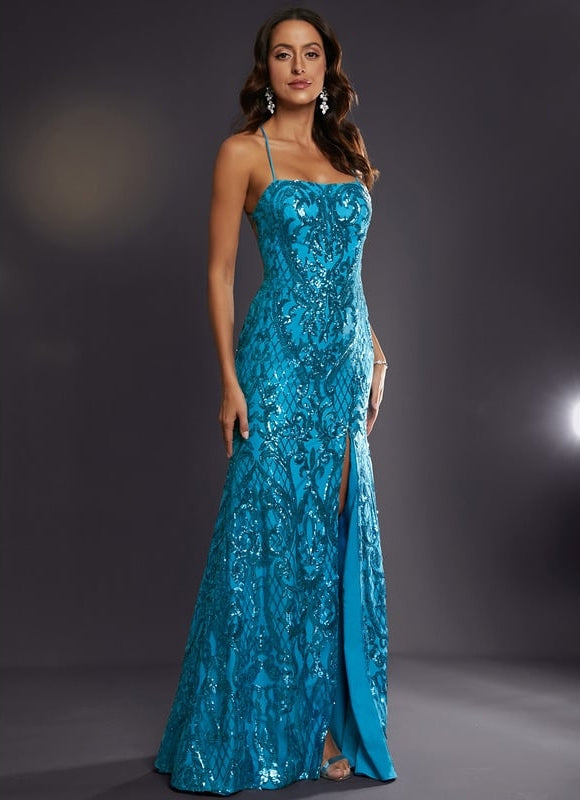 Robe de Soirée Éclat Azur Chic - gallery 6