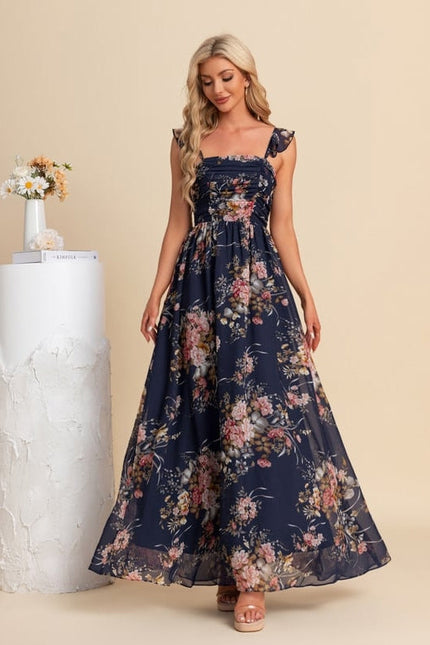 Robe de Soirée Nuit Florale