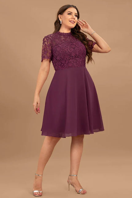 Robe de Soirée Aérienne Bordeaux - gallery 6