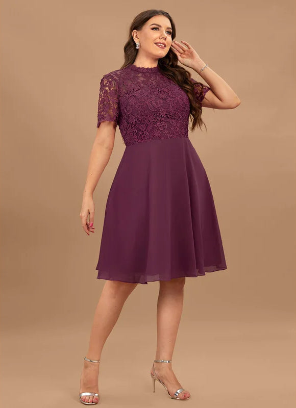 Robe de Soirée Aérienne Bordeaux - gallery 6