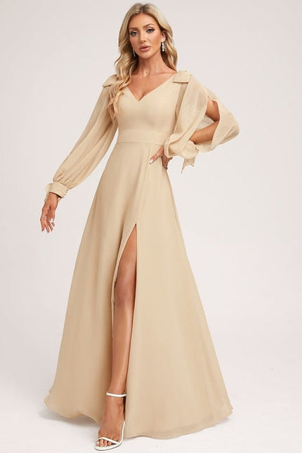 Robe de Soirée Satinée Douceur - gallery 2