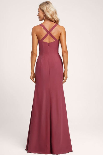 Robe de Soirée Mosaique Satinée - gallery 4