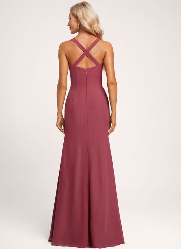 Robe de Soirée Mosaique Satinée - gallery 4