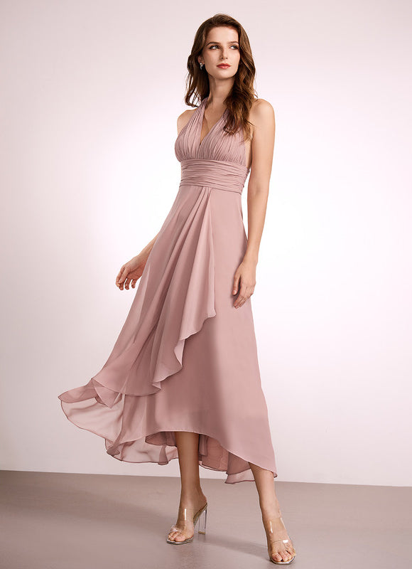 Robe de Soirée Vignoble Fluide