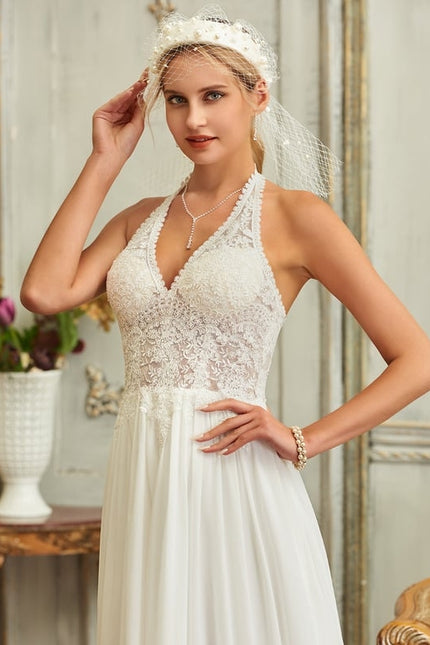 Robe de Soirée Éthérée Satinée - gallery 1