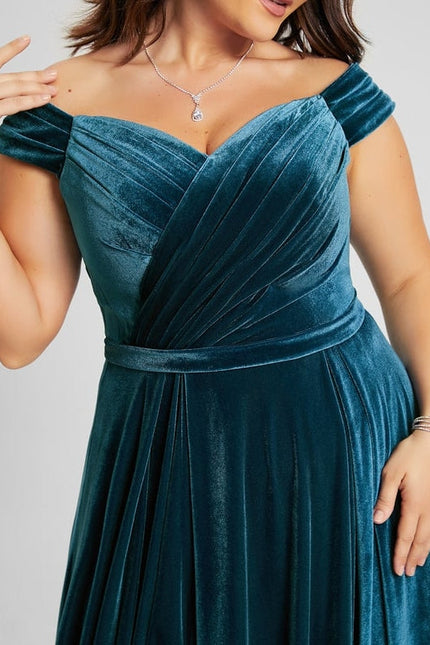Robe de Soirée Sérénité Émeraude - gallery 8