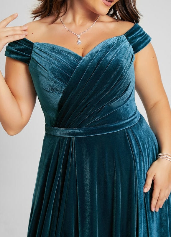 Robe de Soirée Sérénité Émeraude - gallery 8