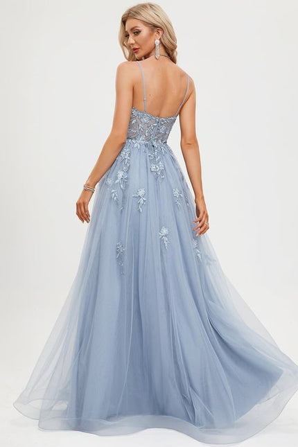 Robe de Soirée Céleste Fleurie - gallery 4
