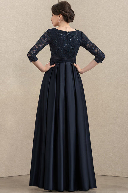 Robe de Soirée Satinée Étoilée - gallery 3