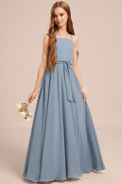 Robe de Soirée Aquarelle Céleste