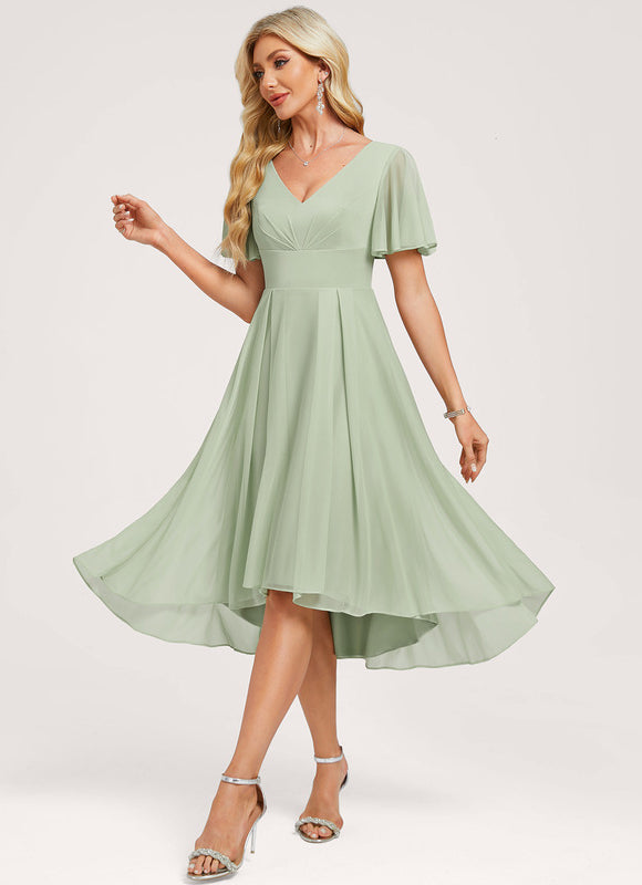 Robe de Soirée Verte Légèreté - gallery 1