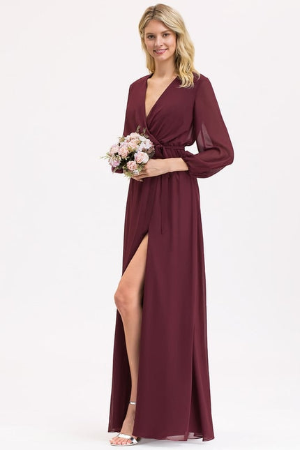 Robe de Soirée Élégance Bordeaux - gallery 2