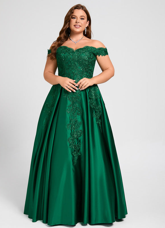 Robe de Soirée Royale Satinée - gallery 7