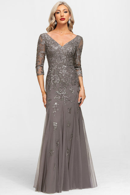 Robe de Soirée Argentée Lumineuse - gallery 6