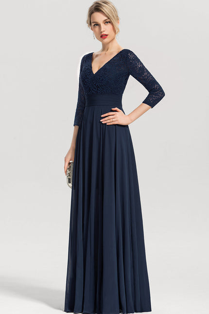 Robe de Soirée Élégance Marine Couture - gallery 4