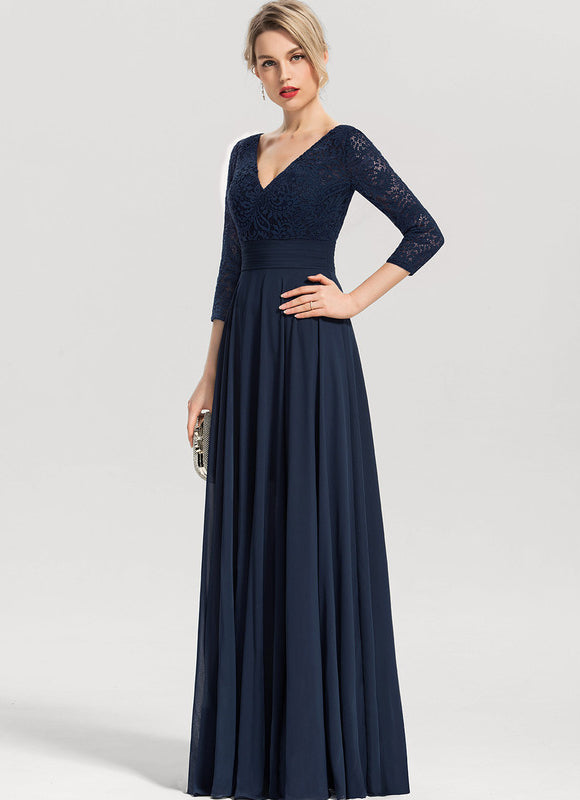 Robe de Soirée Élégance Marine Couture - gallery 4