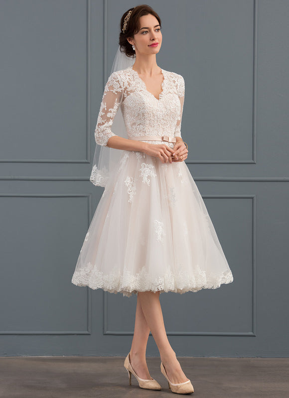Robe de Soirée Nuptiale Éthérée - gallery 2