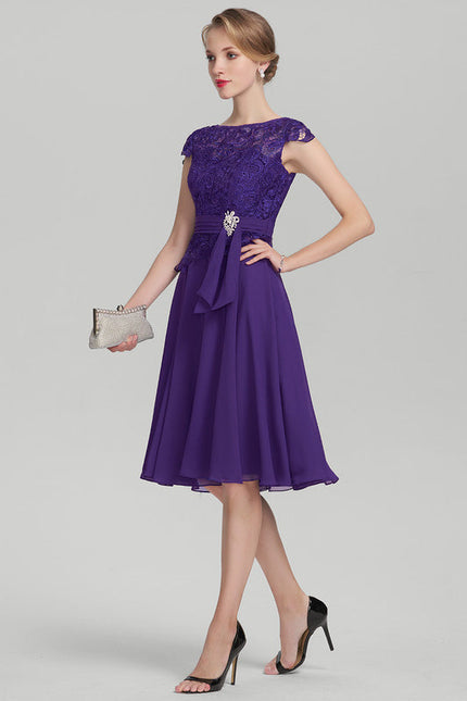 Robe de Soirée Violet Enchanté - gallery 3