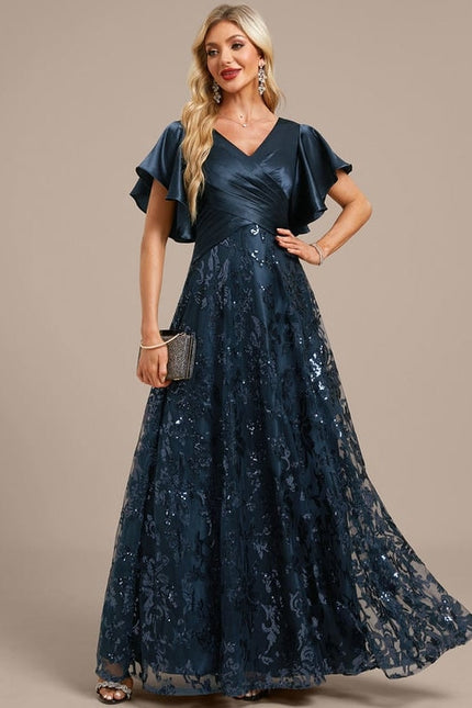Robe De Soirée En Satin Duchesse