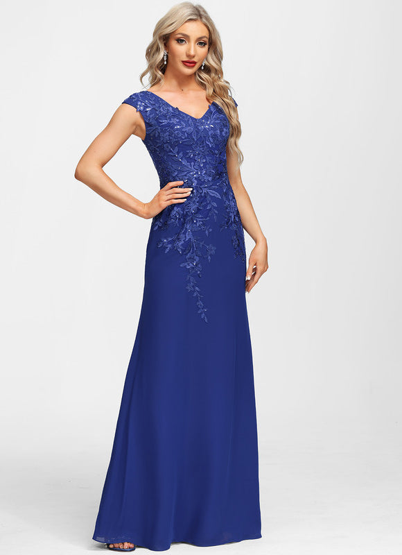 Robe de Soirée Velours Ébène - gallery 2