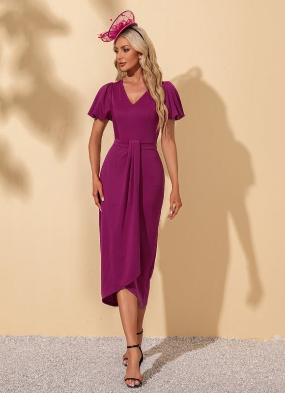Robe de Soirée Violet Éthéré - gallery 3