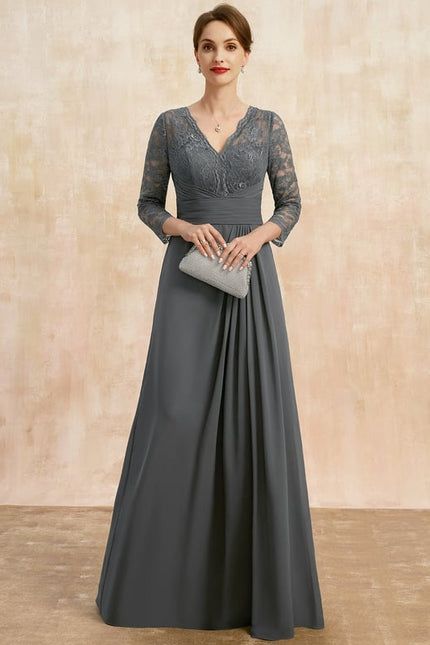 Robe de Soirée Gris Sophistiqué - gallery 1