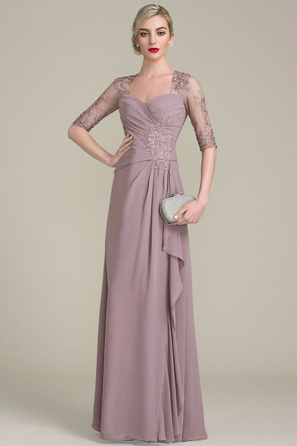 Robe de Soirée Nénuphar Argenté - gallery 4