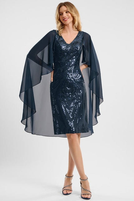 Robe de Soirée Pailletée Chiffon