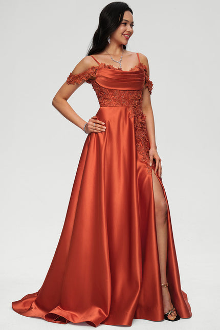 Robe de Soirée Éclat Cuivré - gallery 2