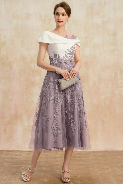 Robe de Soirée Lavande Élégante - gallery 4