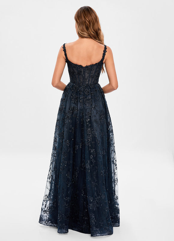 Robe De Soirée Longue Organza - gallery 5