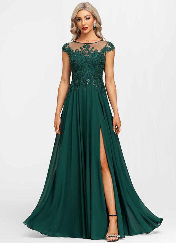 Robe de Soirée Illusion Étoilée - gallery 5