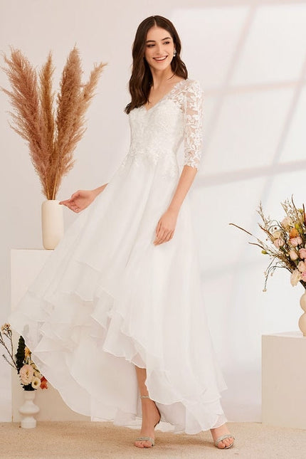 Robe de Soirée Satinée Évanescente - gallery 1