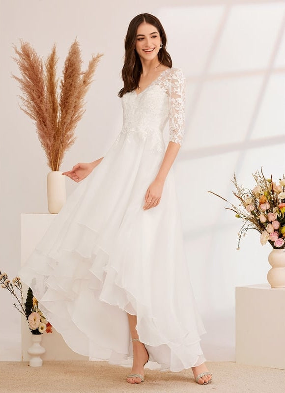 Robe de Soirée Satinée Évanescente - gallery 1