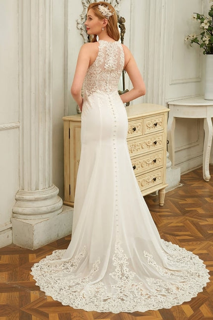 Robe De Soirée Dos Nu Dentelle - gallery 3
