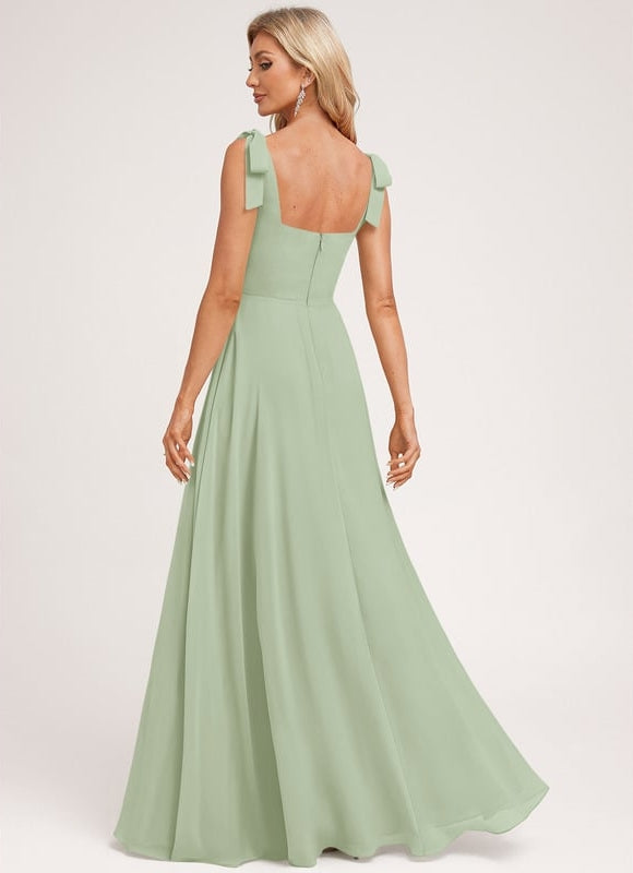 Robe de Soirée Émeraude Flottante - gallery 1