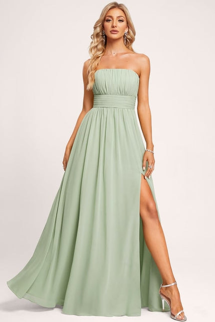 Robe de Soirée Émeraude Légère - gallery 7