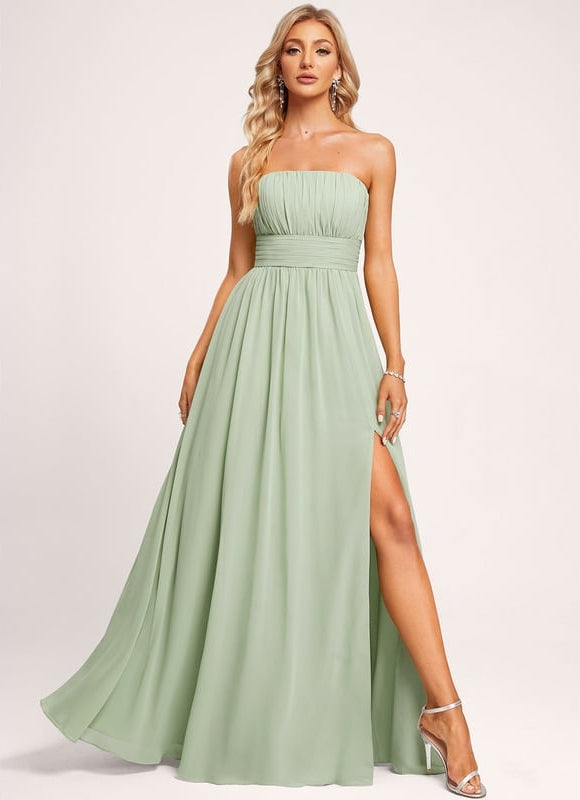 Robe de Soirée Émeraude Légère - gallery 7