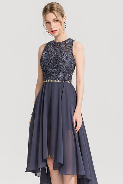 Robe de Soirée Chic Asymétrique Étoilé - gallery 4