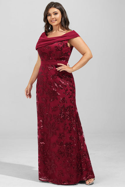 Robe de Soirée Rubis Élégante - gallery 9