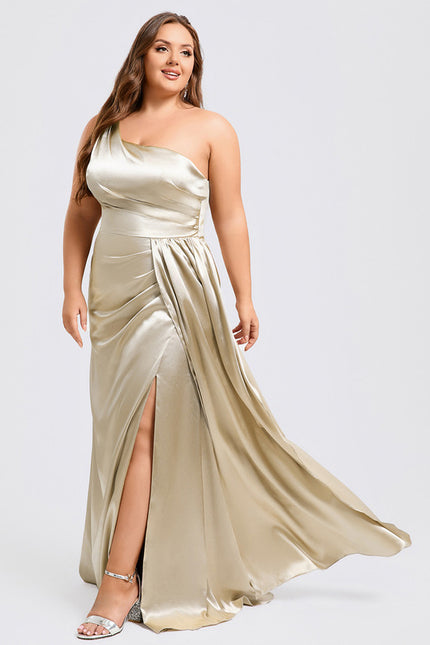 Robe de Soirée Bleu Satiné Élégant - gallery 6