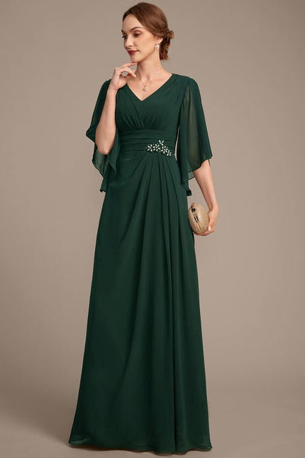 Robe de Soirée Mousseline Chic - gallery 4