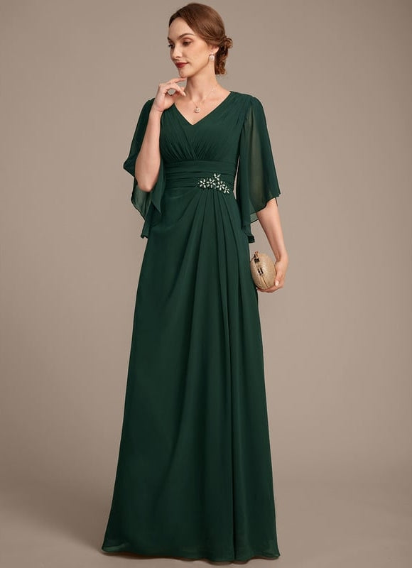 Robe de Soirée Mousseline Chic - gallery 4