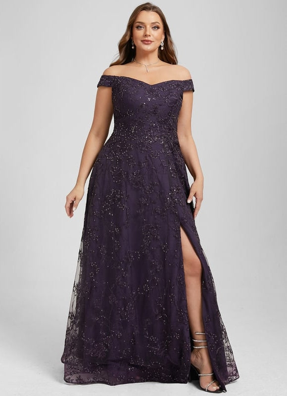 Robe de Soirée Satin Nuit Mystique - gallery 9