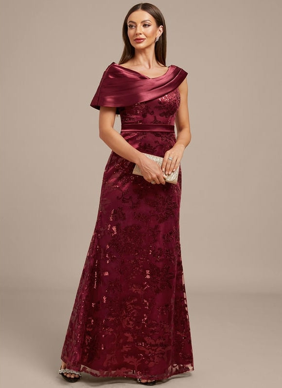 Robe de Soirée Satin Drapée Chic - gallery 4