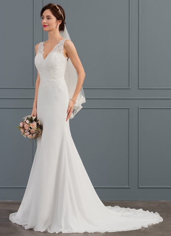 Robe de Soirée Élégante Blanche - gallery 1