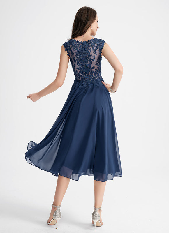 Robe de Soirée Longue Noire Et Blanche Dentelle Mousseline - gallery 4